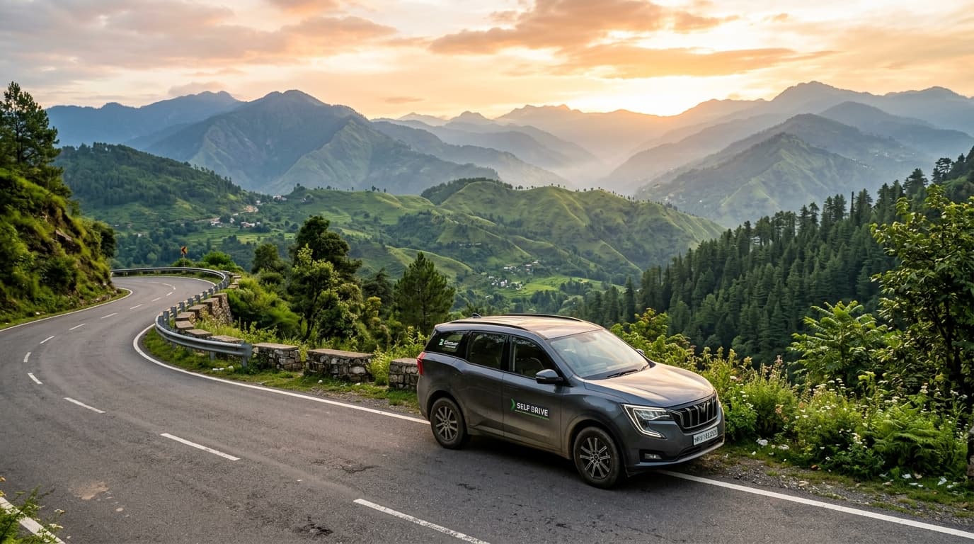 Self-Drive Vehicle in Nature - EasyRentWheels